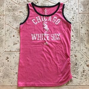 NWOT Girls Adidas Chicago White Sox tank top